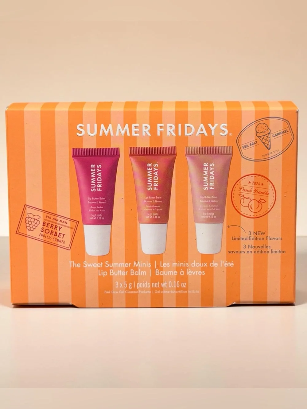 Summer Fridays Sweet Summer Minis Lip Butter Balm Set